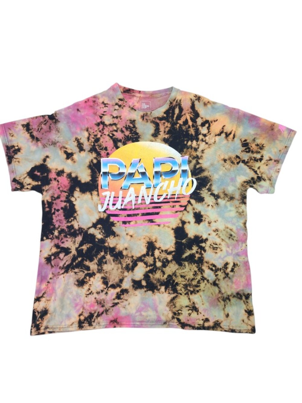 Maluma "Papi Juancho" Graphic T-Shirt Size XL Tie Dye Tour 2021 "Miami Time"